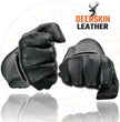 Milwaukee Leather SH864 Men's Gauntlet USA Deerskin Leather Unlined Motorcycle Winter Gloves