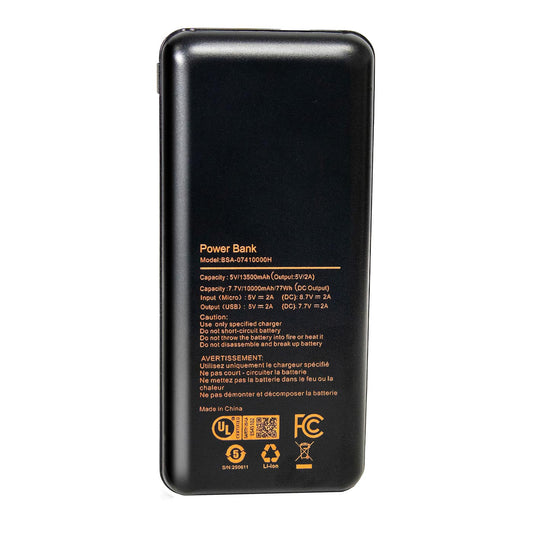 Milwaukee Leather - Nexgen Heat Heated Gear 7.4V 10000mAh Rechargeable Battery Pack w/ Wall Charger-BAS-7410000H