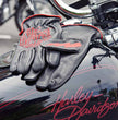 Hot Leathers GVD2002 Uni-Sex Black 'Bolt' Deer Skin Leather Gloves