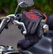 Hot Leathers GVD2002 Uni-Sex Black 'Bolt' Deer Skin Leather Gloves