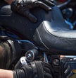 Milwaukee Leather MG7536 Men's Black Leather Gel Palm Motorcycle Gloves w/ Flex Knuckles and Cool-Tec Treatment