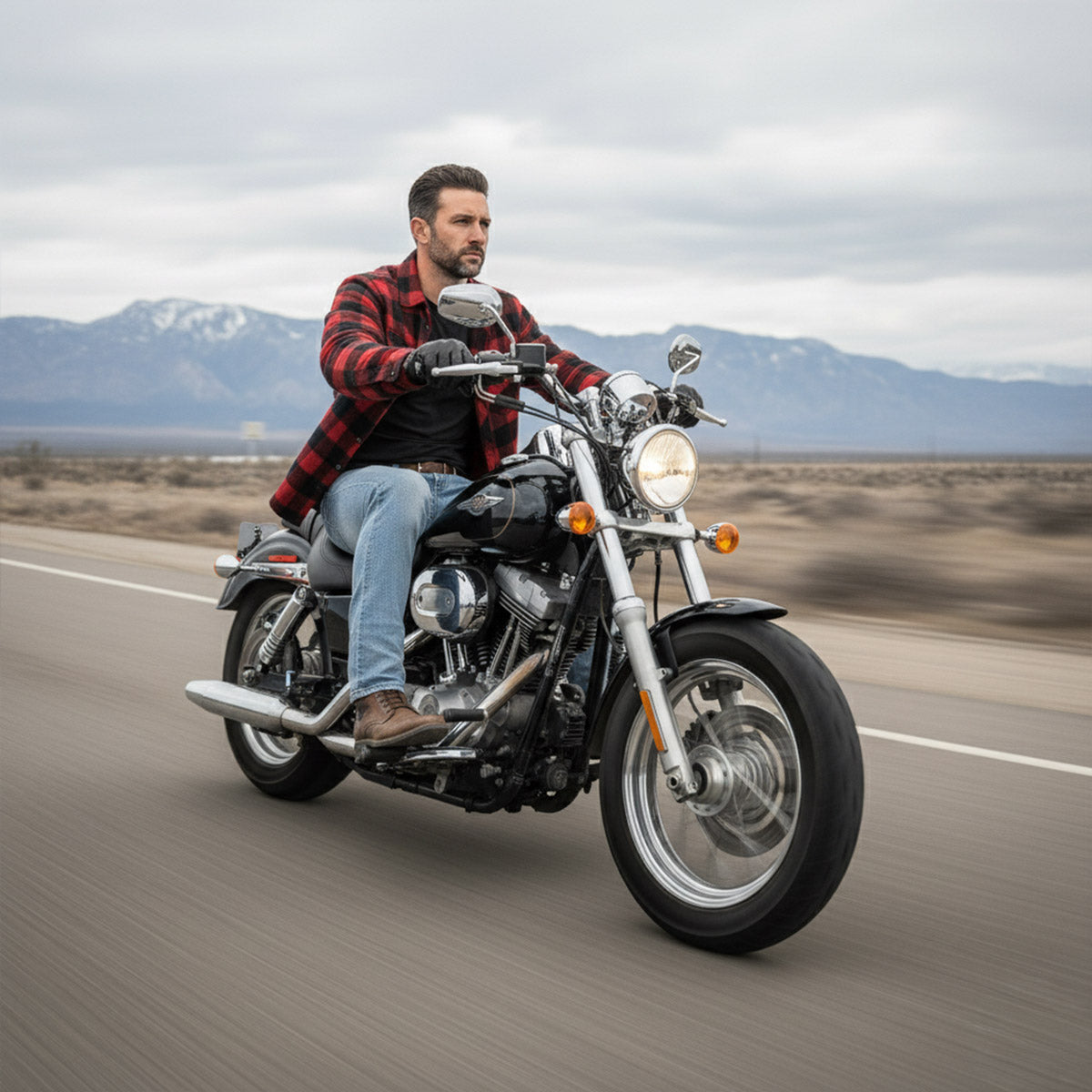 Milwaukee Leather MDM5002 Men's Metro Blue CE Armored Motorcycle Riding Denim Jeans Reinforced w/ Aramid Fibers