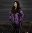 NexGen SH2222 Women's Purple and Black Oxford Water Proof Motorcycle Rain Suit