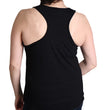 Hot Leathers GLC2443 Ladies 'Ride Forever, Forever Free' US Flag with Bling Black Tank Top Shirt