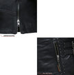 Hot Leathers JKL1028 Studs and Fringe Ladies Black Carry Conceal Leather Jacket