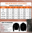 Milwaukee Leather LKL27001 Women's Classic Braided Premium Black Leather Fitted Motorycle Riders Biker Jacket
