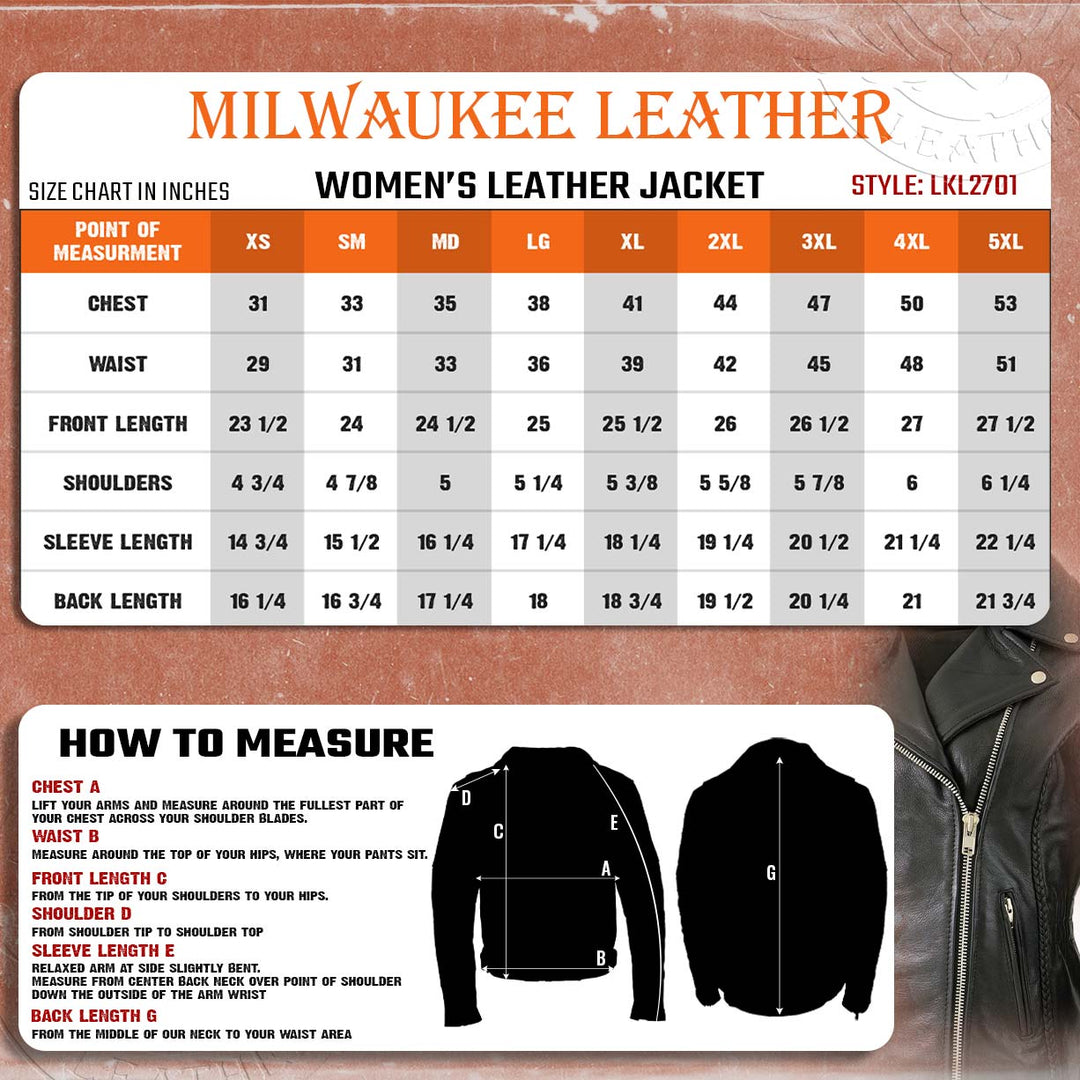 Milwaukee Leather LKL27001 Women&