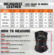 Milwaukee Leather Women's Winged Black Studded Leather Motorcycle Vest with Reflective Wings - LKL4715