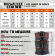 Milwaukee Leather Women's Gemma Black Leather Motorcycle Vest with Side Laces