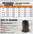 Milwaukee Leather Women's Bella Distressed Brown Leather Motorcycle Vest with Side Laces - LKL4719