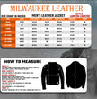 Milwaukee Leather LKM1701 Men's Classic Side Laced Black Motorcycle Premium Leather Jacket with CE Armor Protection