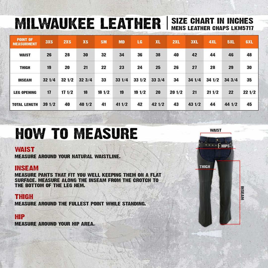 Milwaukee Leather LKM5717 Men&