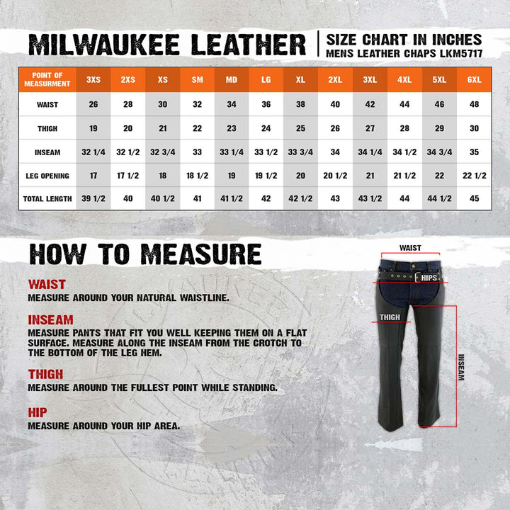 Milwaukee Leather LKM5717 Men&