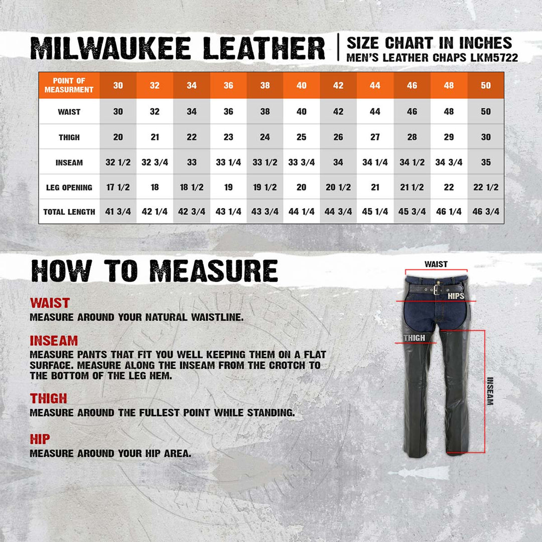 Milwaukee Leather LKM5722 Men&