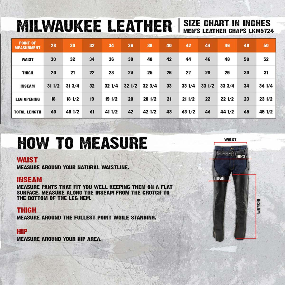 Milwaukee Leather LKM5724 Men&