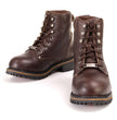 Milwaukee Leather Women's Dark Brown Leather Outdoors Lace-Up Boots for Bikers Casual MBL9308