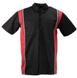 Milwaukee Motorcycle Clothing Co. Men’s Blk/Red Mechanic Work Shirt – w / Reflective Strip, Rider‑Built MDM11607