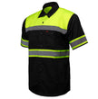Milwaukee Motorcycle Clothing Co. Men’s Safeway Green/Black Mechanic Rider Ready Shirt w/ Reflective Strip MDM11613
