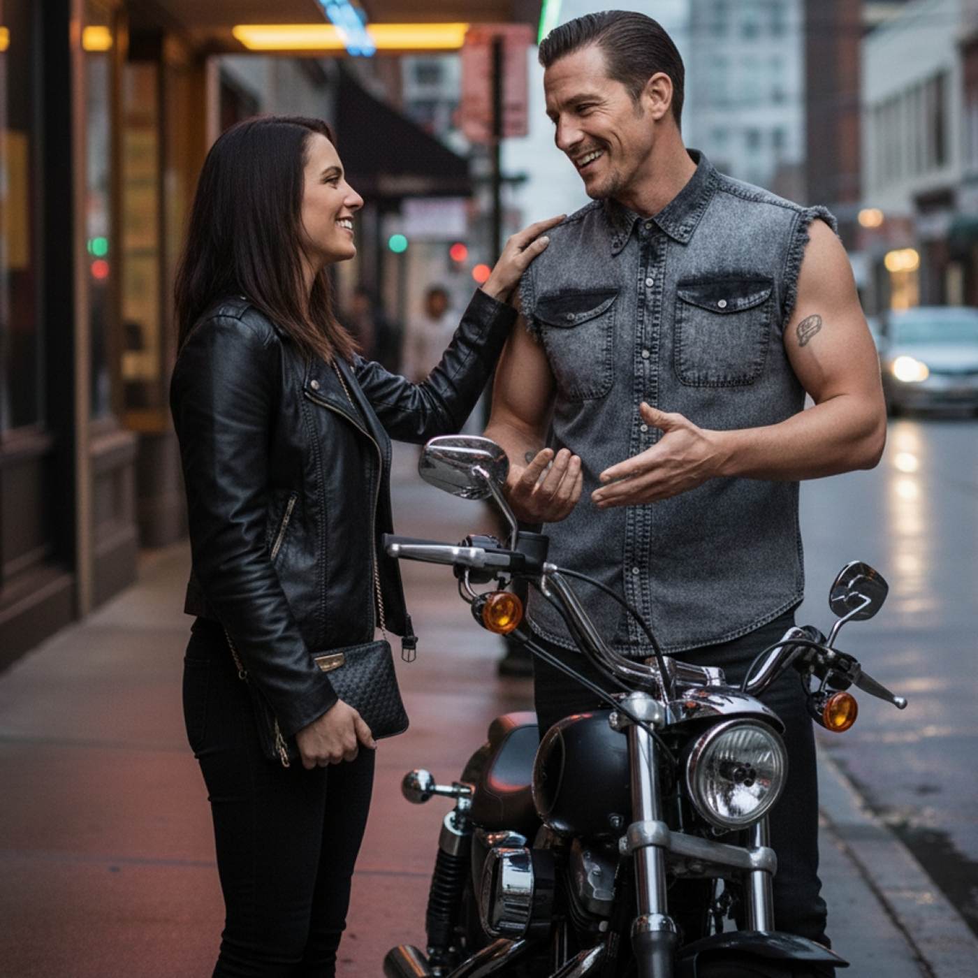 Milwaukee Leather MDM11678 Men’s Classic Grey Button-Down Cut Off Frayed Sleeveless Casual Shirt