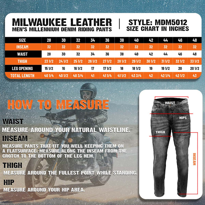 Milwaukee Leather MDM5012 Men&