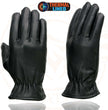 Milwaukee Leather MG7715 Women's Black Leather Thermal Lined Motorcycle Gloves w/ Cinch Wrist Closure