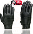 Milwaukee Leather MG7735 Women's Black Leather Gel Palm Motorcycle Hand Gloves W/ Flex Knuckles