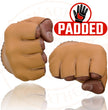 Milwaukee Leather MG7761 Women's Saddle Leather Gel Palm Fingerless Motorcycle Hand Gloves W/ Stylish ‘Wrist Detailing’