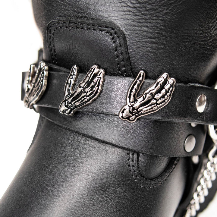 Milwaukee Leather Boot Chains Set of 2 - Adjustable Biker Boots Strap