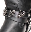 Milwaukee Leather Silver Skeleton Hand Emblem Boot Chain with Adjustable Strap - MLA3006