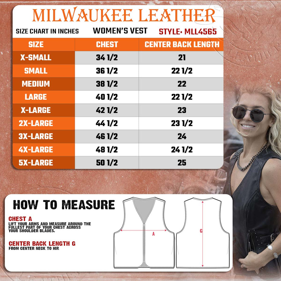 Milwaukee Leather MLL4565 Women&