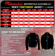 Milwaukee Motorcycle Clothing Co. Men's Contender Scooter Style Black Premium Leather Jacket MMC10001