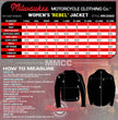Milwaukee Motorcycle Clothing Co. Women’s Rebel Scooter Style Black Leather Biker Jacket w/ Mandarin Collar MMC20002
