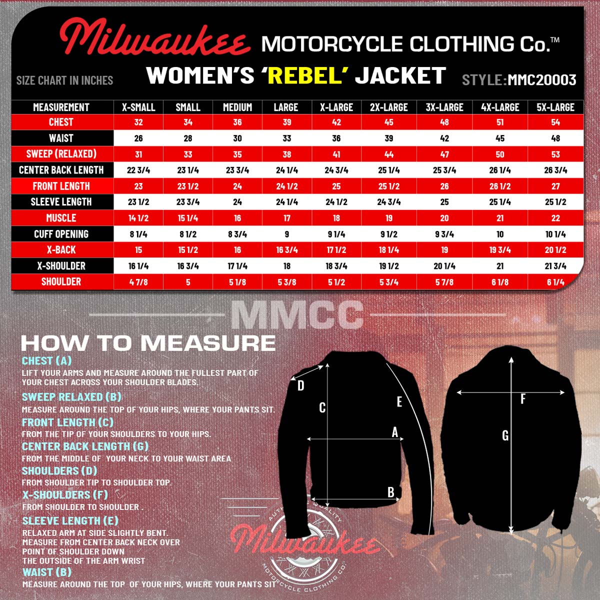 Milwaukee Motorcycle Clothing Co. Women’s Rebel Scooter Style Vinage Brown Leather Jacket w/ Mandarin Collar MMC20003
