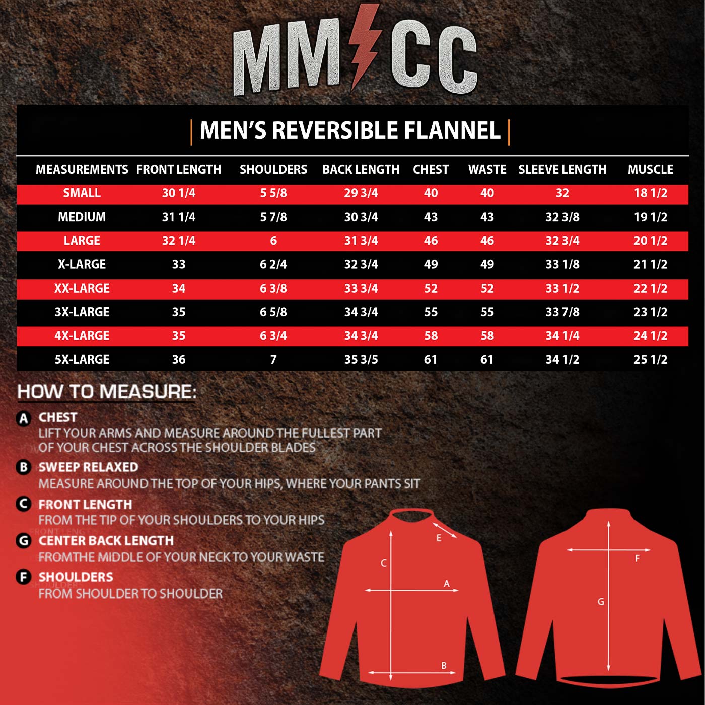 MMCC Men's Desperado Reversible Flannel Shirt - 100% Cotton Snap Front Plaid w/ Chest and Hand Pockets - MNG11804