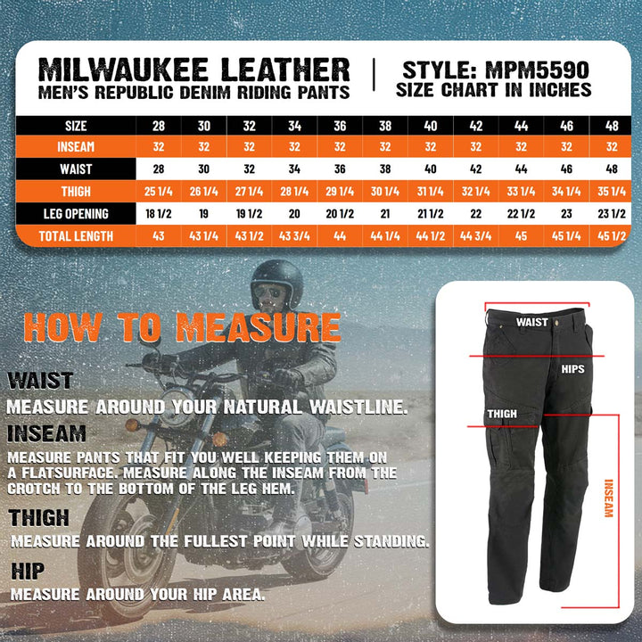 Milwaukee Leather MPM5592 Men&