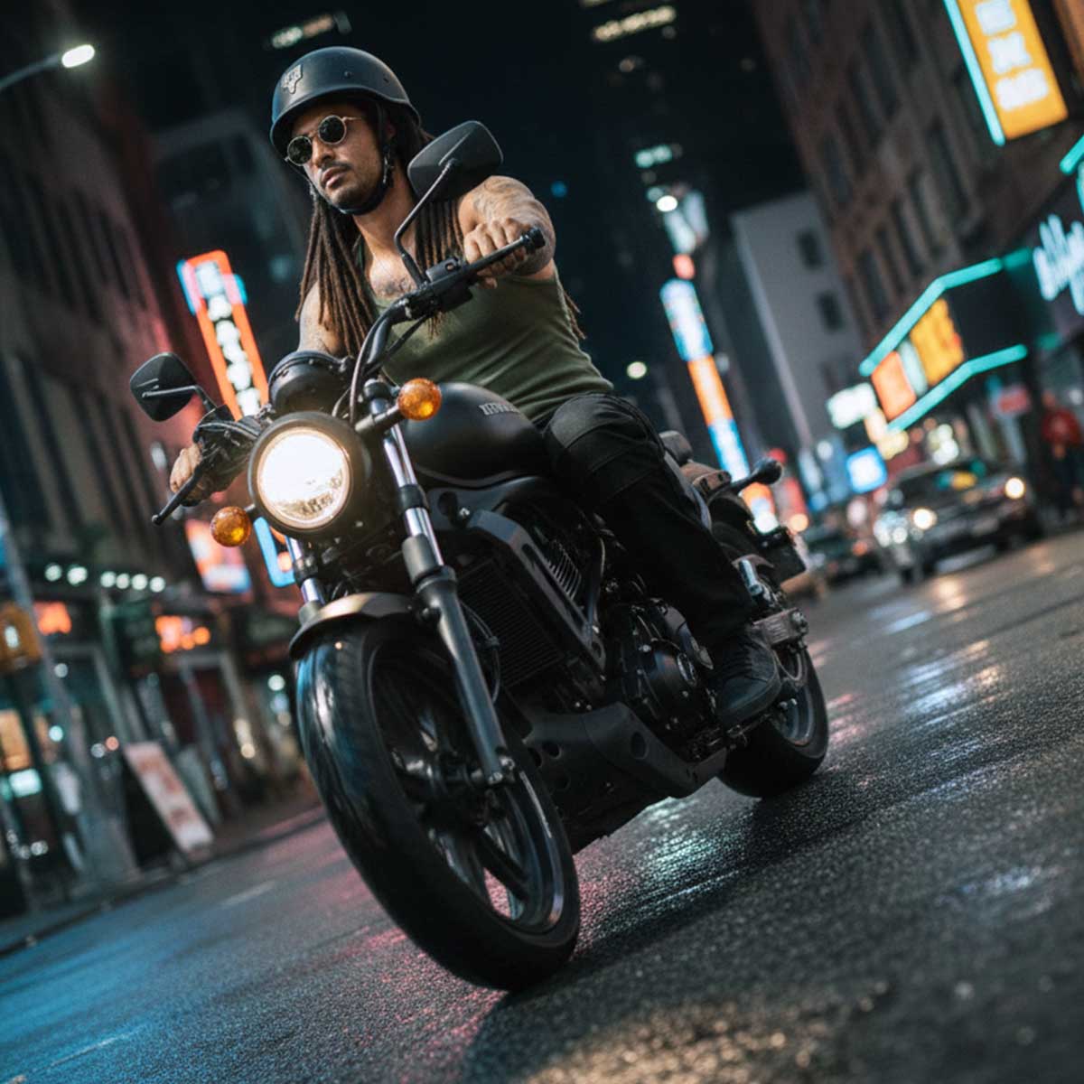 Milwaukee Leather MPM5590 Men's Black CE Armored Cargo Jeans Pants Reinforced w/ Aramid by DuPont Fibers