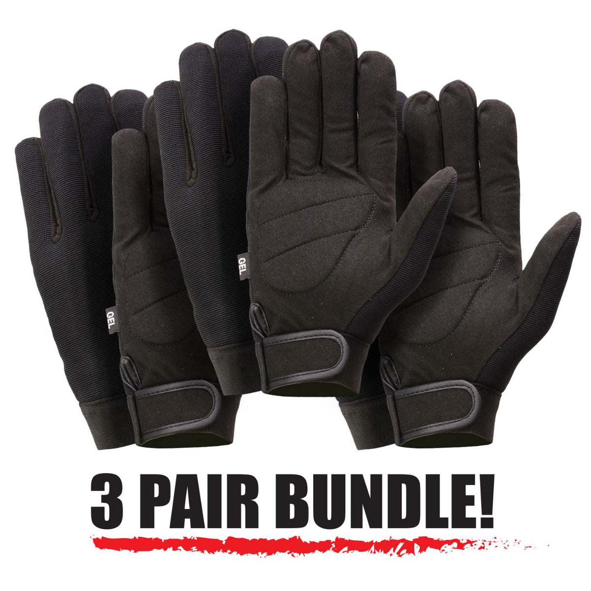 Milwaukee Leather Men’s Multipurpose Textile Work and Riding Gloves