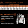 Milwaukee Leather SH1011 Men's Classic Brando Premium Leather Black Motorcycle Riders Leather Jacket w/ Side Laces