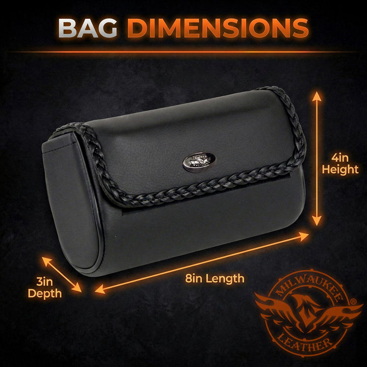 Milwaukee Performance SH627B01 Black PVC Small Braided Tool Bag with Self FastenerClosure