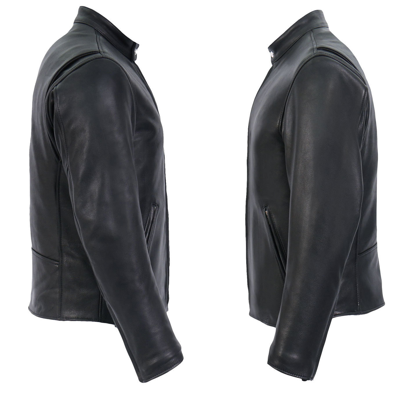 Milwaukee Leather USA MADE MLJKM5006 Men's Black Rumble Premium
