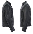 Milwaukee Leather USA MADE MLJKM5006 Men's Black Rumble Premium Leather Motorcycle Jacket