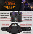 Milwaukee Leather Women's Gemma Black Leather Motorcycle Vest with Side Laces