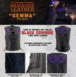 Milwaukee Leather Women's Gemma Black Leather Motorcycle Vest with Side Laces