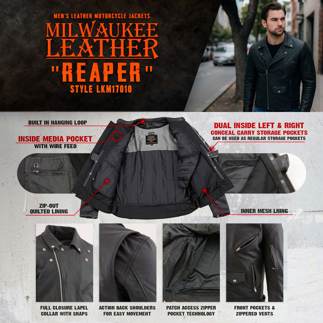 Milwaukee Leather LKM17010 Men&