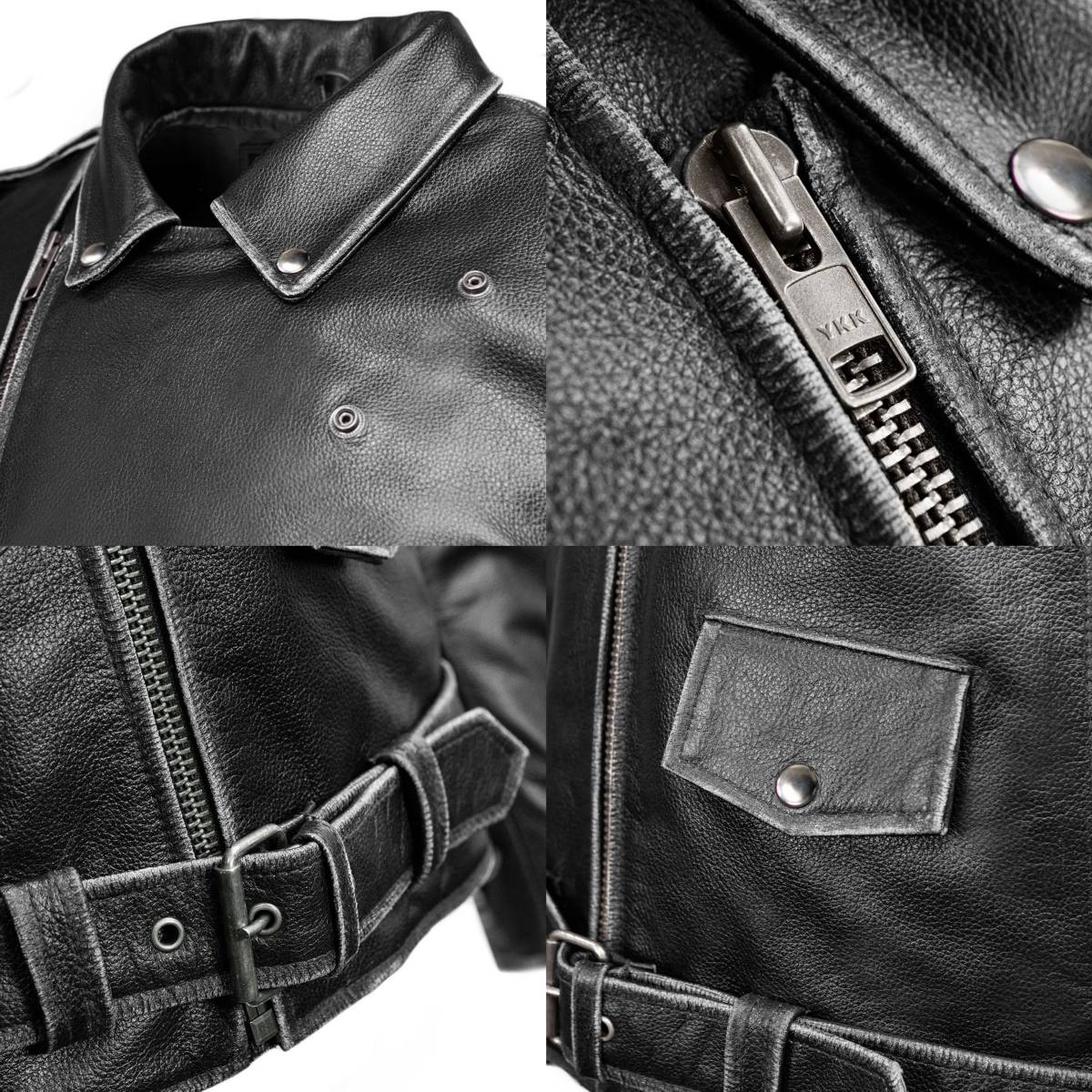 Milwaukee Leather Men's Live to Ride Classic Black Premium Leather