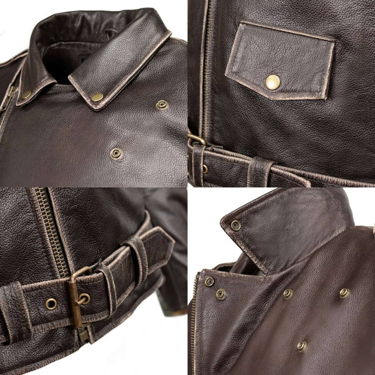 Milwaukee Leather Men's Live to Ride Classic Premium Leather CE Armored Motorcycle Jacket - Side Lace - LKM1707