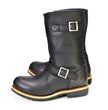 Milwaukee Leather MBM9066 Men's Antique Black Classic Engineer Motorcycle Riding Boots