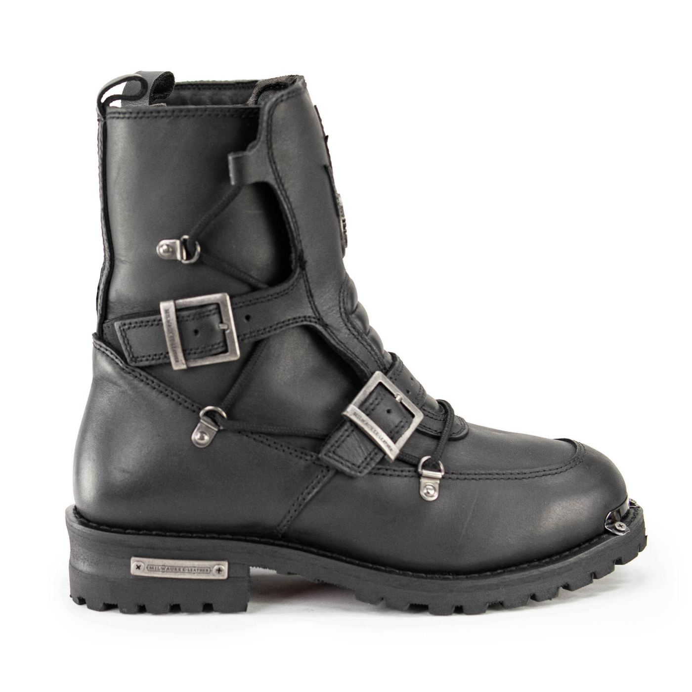 Milwaukee Leather MBM9076 Men's Black Tactical Logger Leather