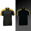 Milwaukee Motorcycle Clothing Co. Men's Yellow Mechanic Shirt, MDM11600