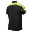 Milwaukee Motorcycle Clothing Co. Men’s Blk/Green Mechanic Work Shirt – w / Reflective Strip, Rider‑Built MDM11604